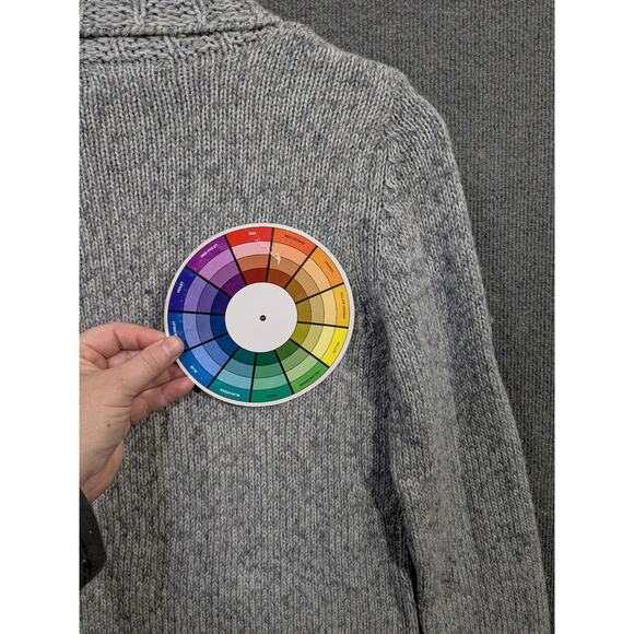 Vtg GAP Sweater Womens Medium Lambs Wool Cotton Turtleneck Fitted Casual Y2K - Picture 6 of 10